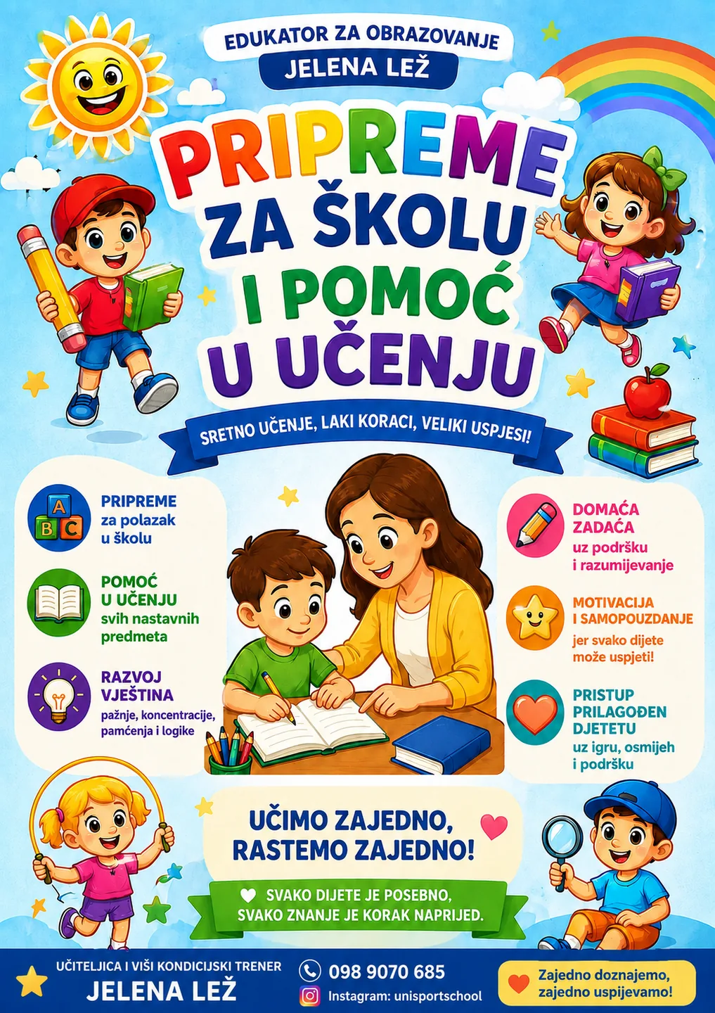 Pripreme za školu i pomoć u učenju