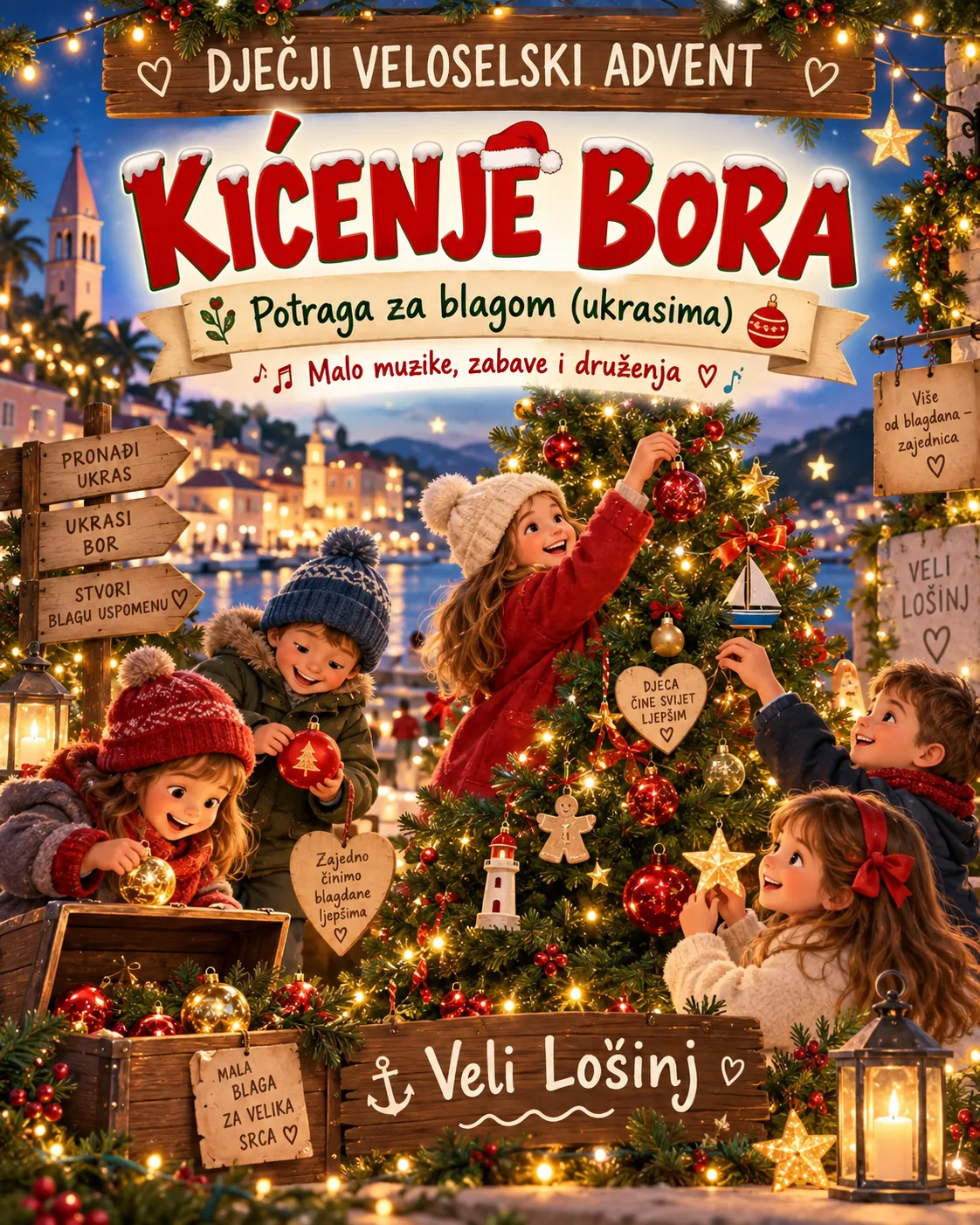 Kićenje bora i potraga za blagom